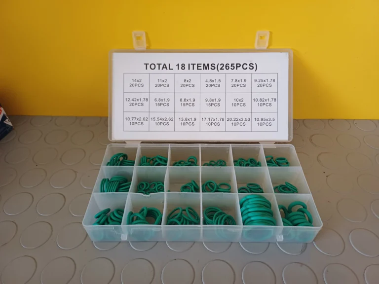 Wutse Oto Klima O-Ring Seti – 265 Parça Yeşil Contalı (WUT.4205.0523)