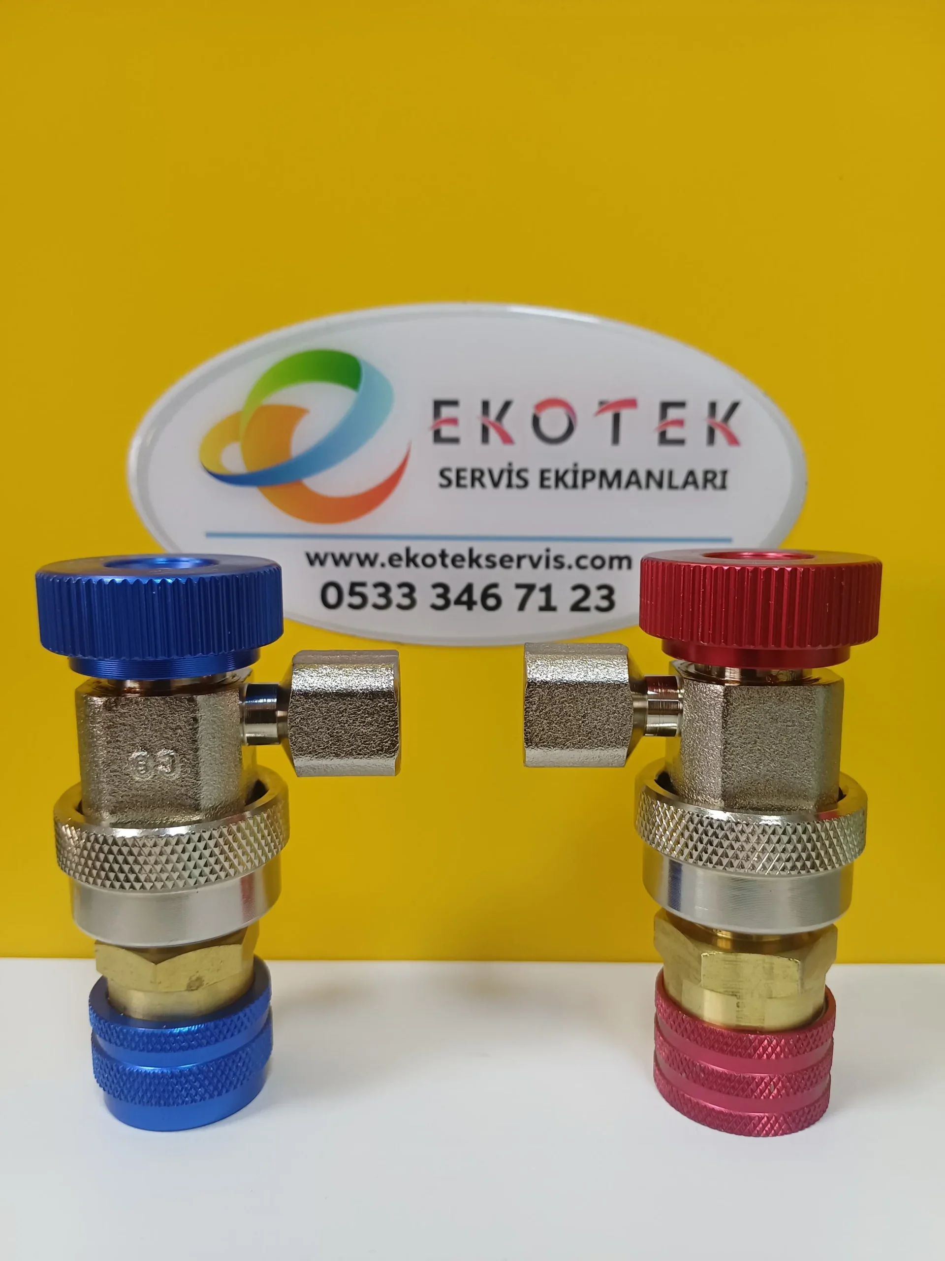 Klima dolum cihazı R1234yf R134a bağlantısı